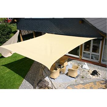 Sonnensegel 3,5 x 4,5 beige