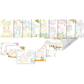 PlayMais - Vorlagenkärtchen bunt