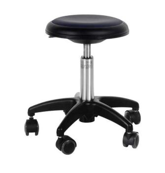 Hocker Genito, Höhenverstellbar, Sitzhöhe 38 - 48 cm, schwarz