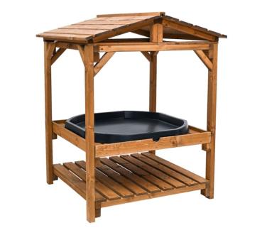 Überdachter Tablettständer Tuff mit Spieltablett