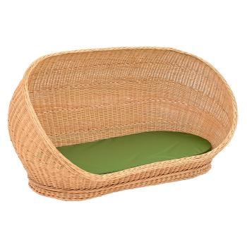 Cosy Rattansofa, mit Kissen