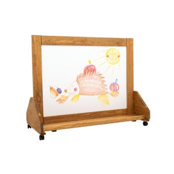 Kreativtafel auf Rollen, für Draussen – Whiteboard