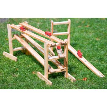 Holzkugelbahn, 9-teilig