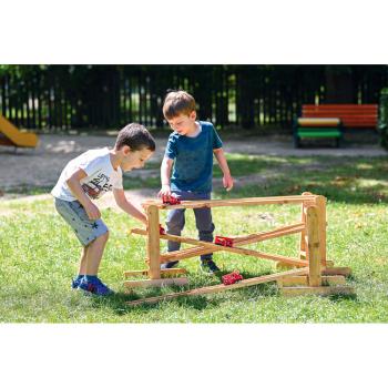 Holzkugelbahn, 9-teilig