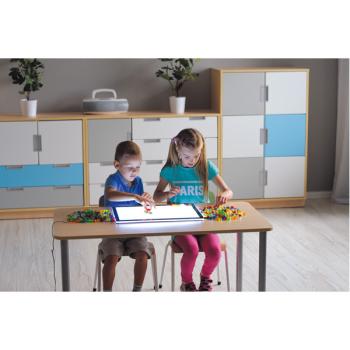 Transparente Acrylbausteine, Rechenknöpfe, 500 Stck.