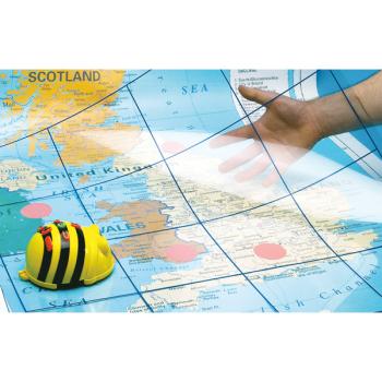 Bodenmatte - durchsichtige Matte mit Raster