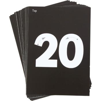 Schablonen für Mini-Leuchttafeln - Zahlen