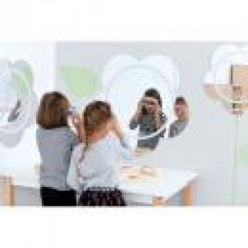 Blumenförmige Spiegel