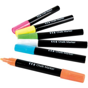 Kreidemarker für Tafel 356121, 6 Farben