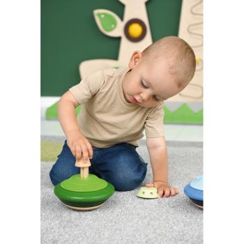 Steckspiel Holzkreisel, 3 Stck.