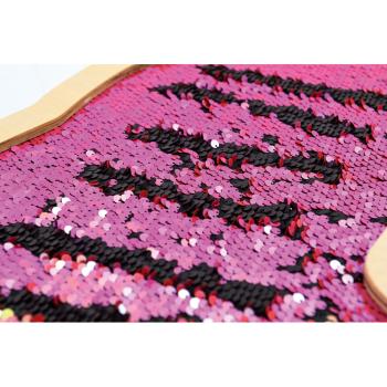 Wanddekoration mit Streichpailletten - Dinosaurier, 3er-Set