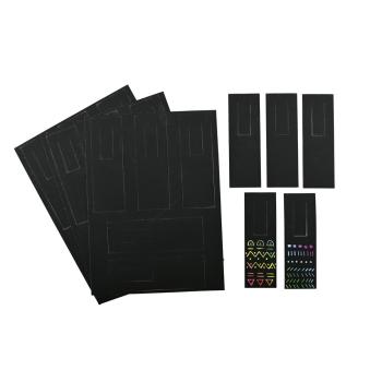 Kratzbild-Lesezeichen, 20 Stck.