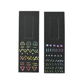 Kratzbild-Lesezeichen, 20 Stck.