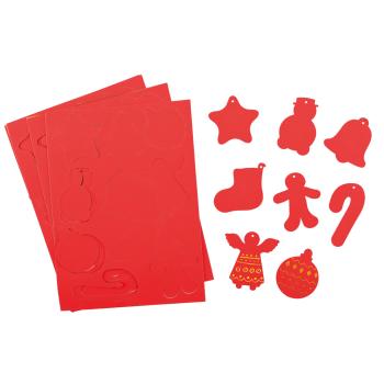 Kratzbilder Weihnachten, 50 Stck.