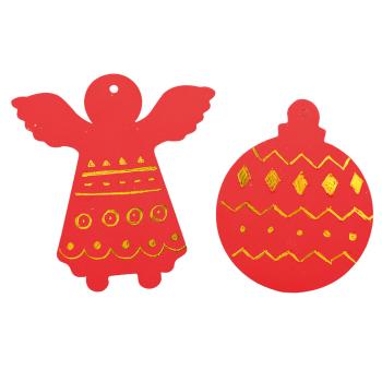 Kratzbilder Weihnachten, 50 Stck.