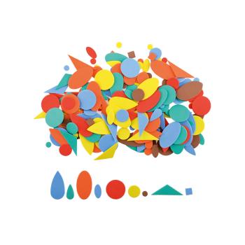 Moosgummi-Stanzteile, 200 Stck.