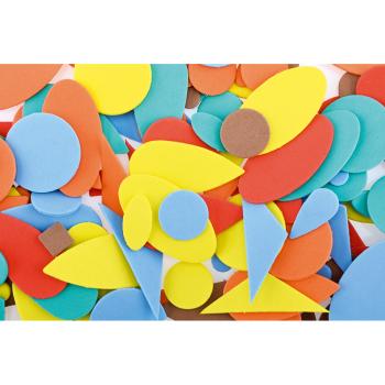 Moosgummi-Stanzteile, 200 Stck.