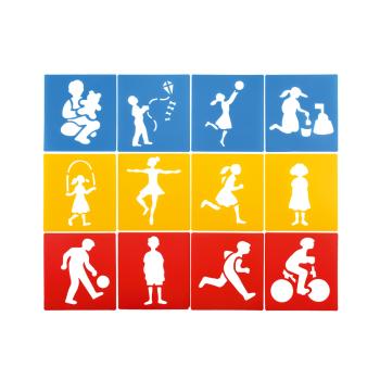 Bastelschablonen - Menschen