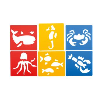 Bastelschablonen - Meerestiere