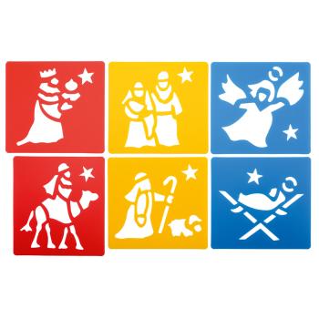 Bastelschablonen - Krippenfiguren