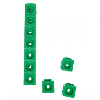 Steckwürfel Mathematik, mit Aufgabenkarten