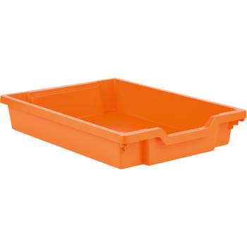 Kunststoffbehälter 1 flach, orange