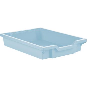 Kunststoffbehälter 1 flach, hellblau