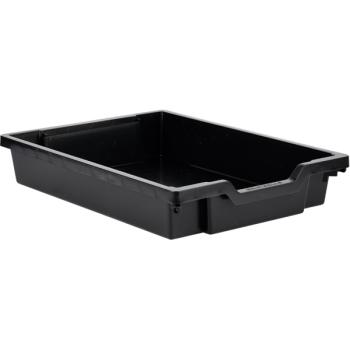 Kunststoffbehälter 1 flach, schwarz