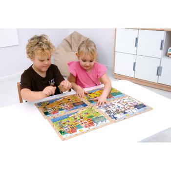 Puzzle-Set, Wandel der Jahreszeiten