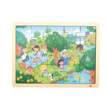 Puzzle-Set, Vier Jahreszeiten