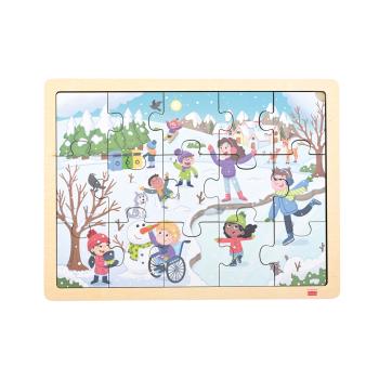 Puzzle-Set, Vier Jahreszeiten