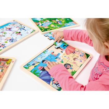Puzzle-Set, Vier Jahreszeiten