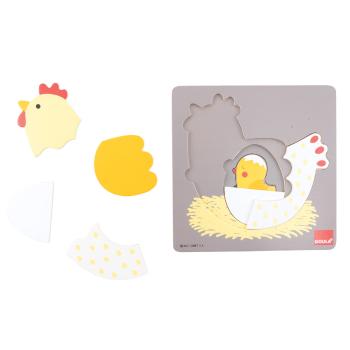Lagenpuzzle Huhn