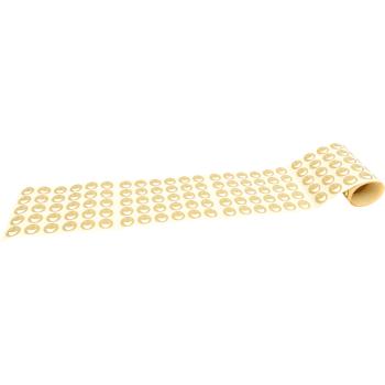 Aufkleber Smiley, gold