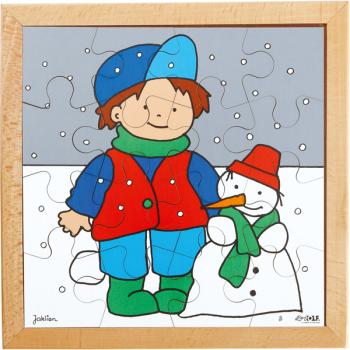 Puzzle Jahreszeiten - Winter