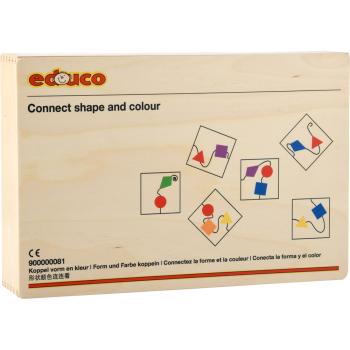 Dominospiel mit Formen und Farben