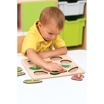 Holzpuzzle - Gemüse