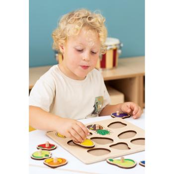 Holzpuzzle - Früchte