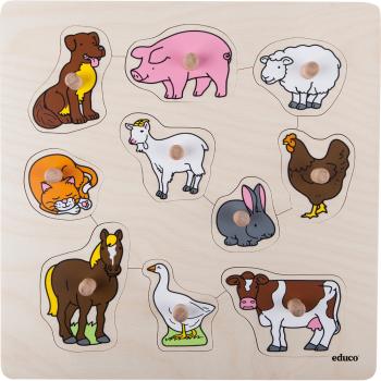 Holzpuzzle - Hoftiere