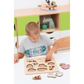 Holzpuzzle - Hoftiere