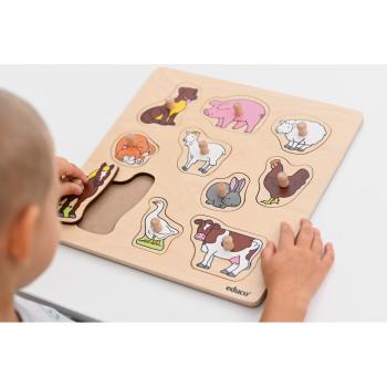 Holzpuzzle - Hoftiere