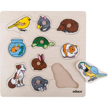 Holzpuzzle - Haustiere