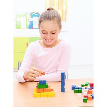 Rechnen - Würfel, bunt