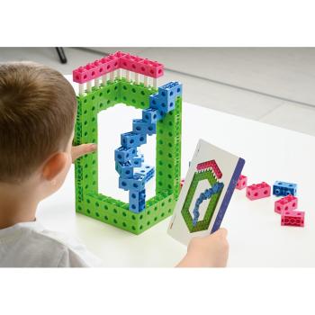 Mathematik-Stecksteine, 550 Stck., mit Aufgabenkarten