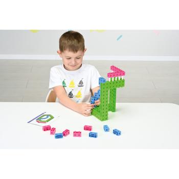 Mathematik-Stecksteine, 550 Stck., mit Aufgabenkarten