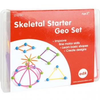 Konstruktions-Set für geometrische Körper, mit Aufgabenkarten - für Anfänger