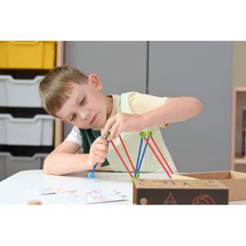 Konstruktionsstäbeset mit Aufgabenkarten