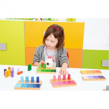 Montessori-Schattierungskasten