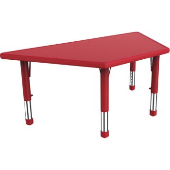 Tisch Felix, trapezförmig - rot