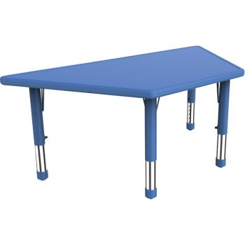 Tisch Felix, trapezförmig - blau